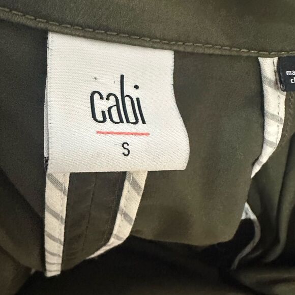 Cabi Womens Jacket S Double Breasted Relaxed Fit Trench Safari Lightweight - Picture 9 of 9